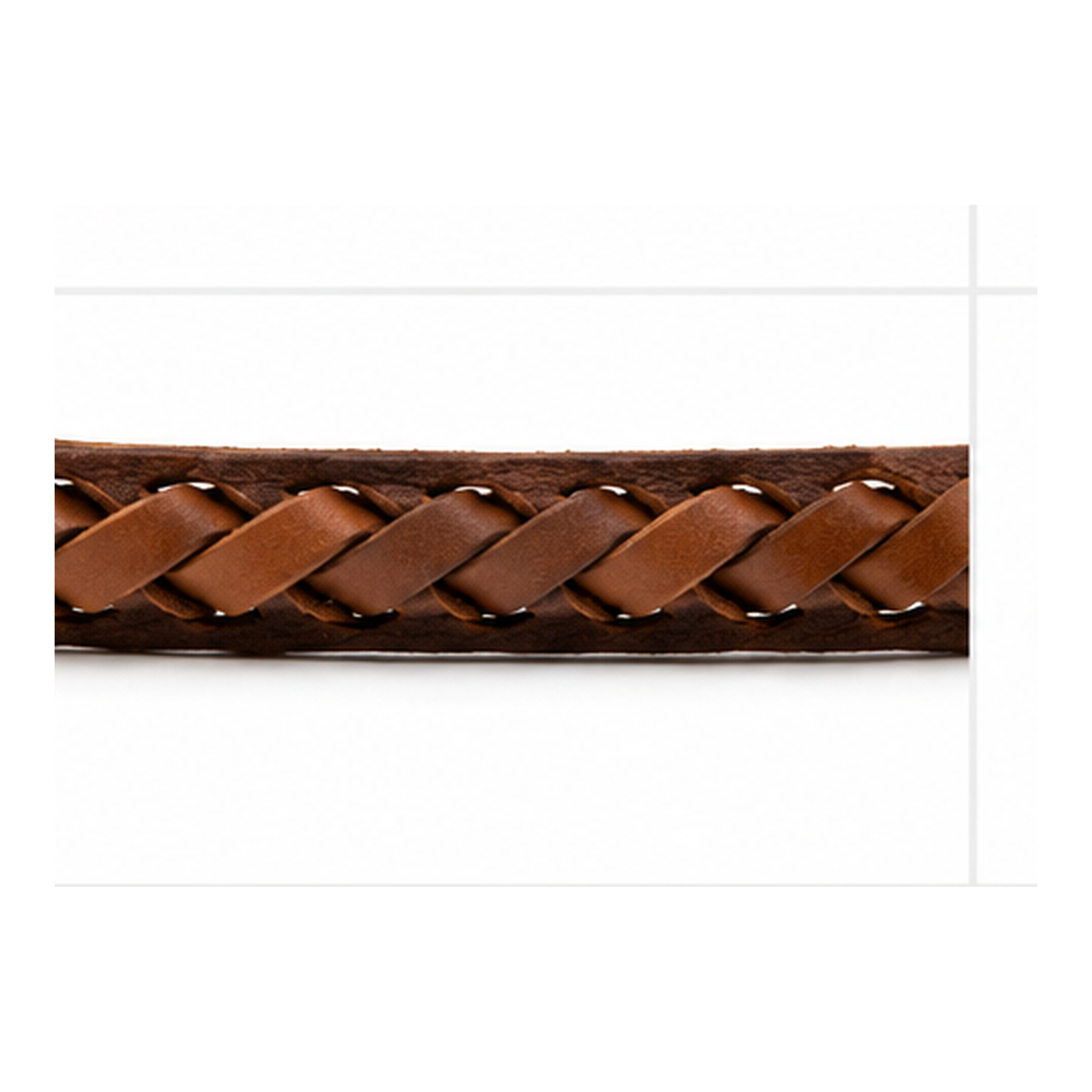 Handwoven Brown Leather Snap Bracelet for Men | Vintage Braided Leather Bracelet