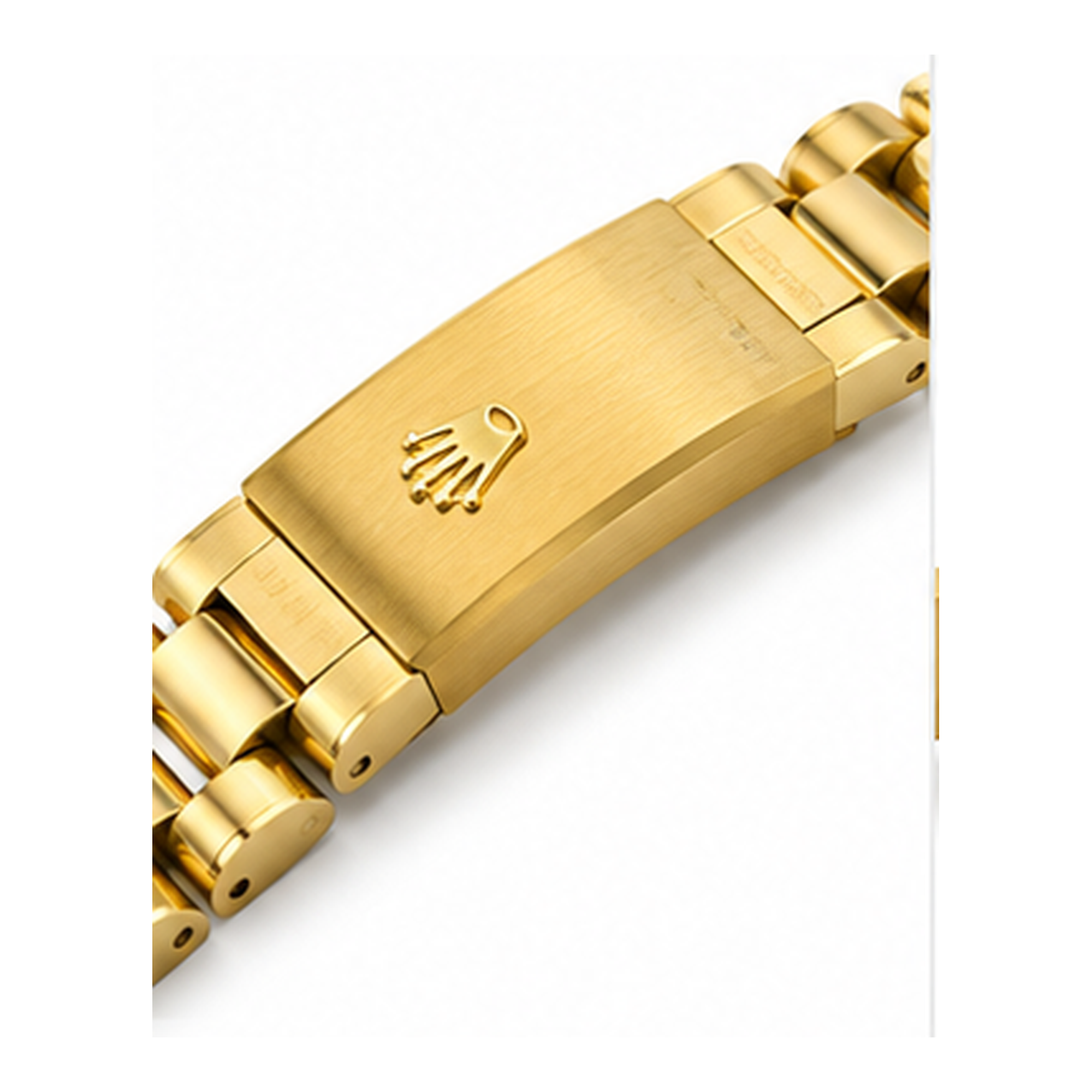 Gold-Tone Stainless Steel Link Bracelet for Men