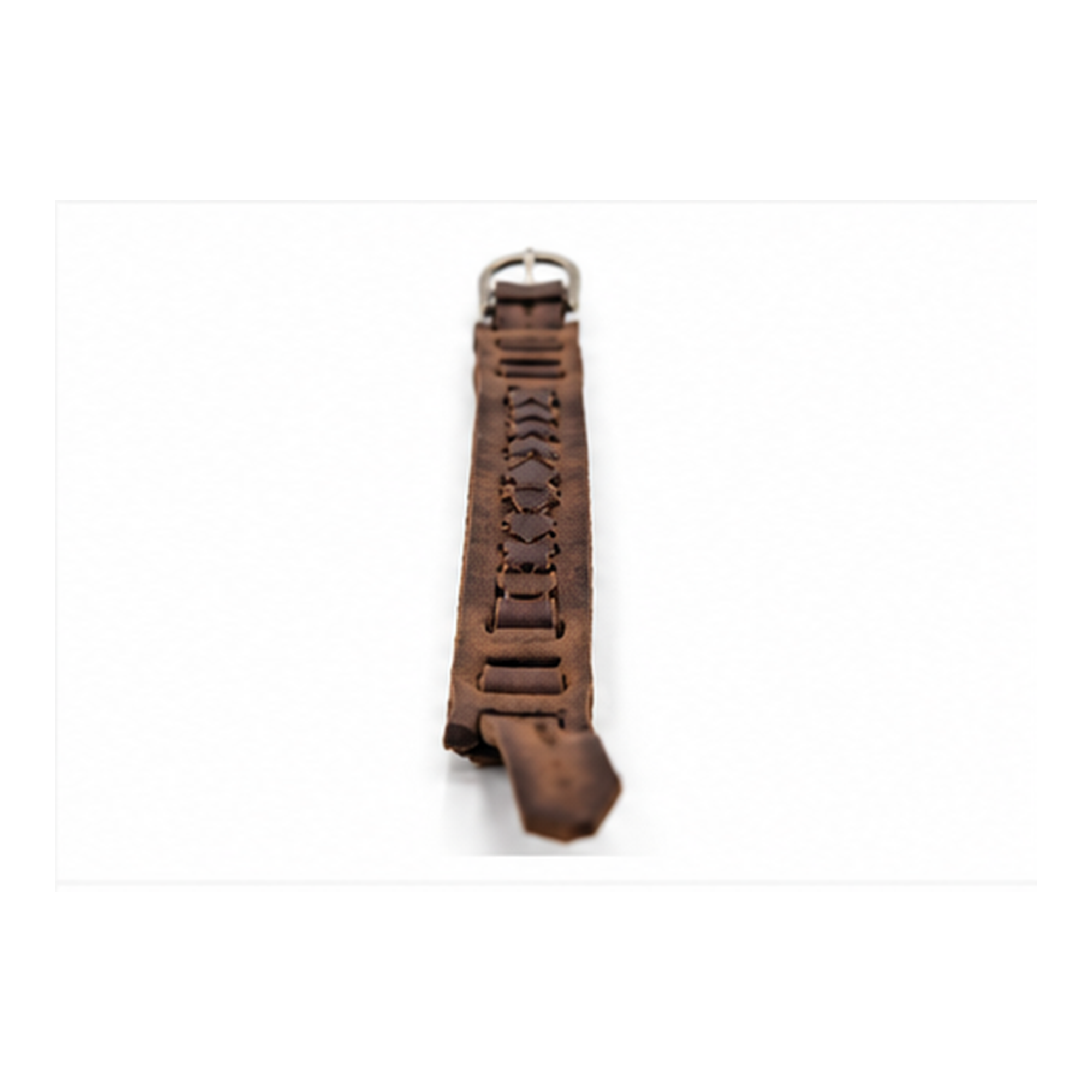 Handcrafted Braided Genuine Leather Cuff Bracelet for Men | Vintage Brown Wristband
