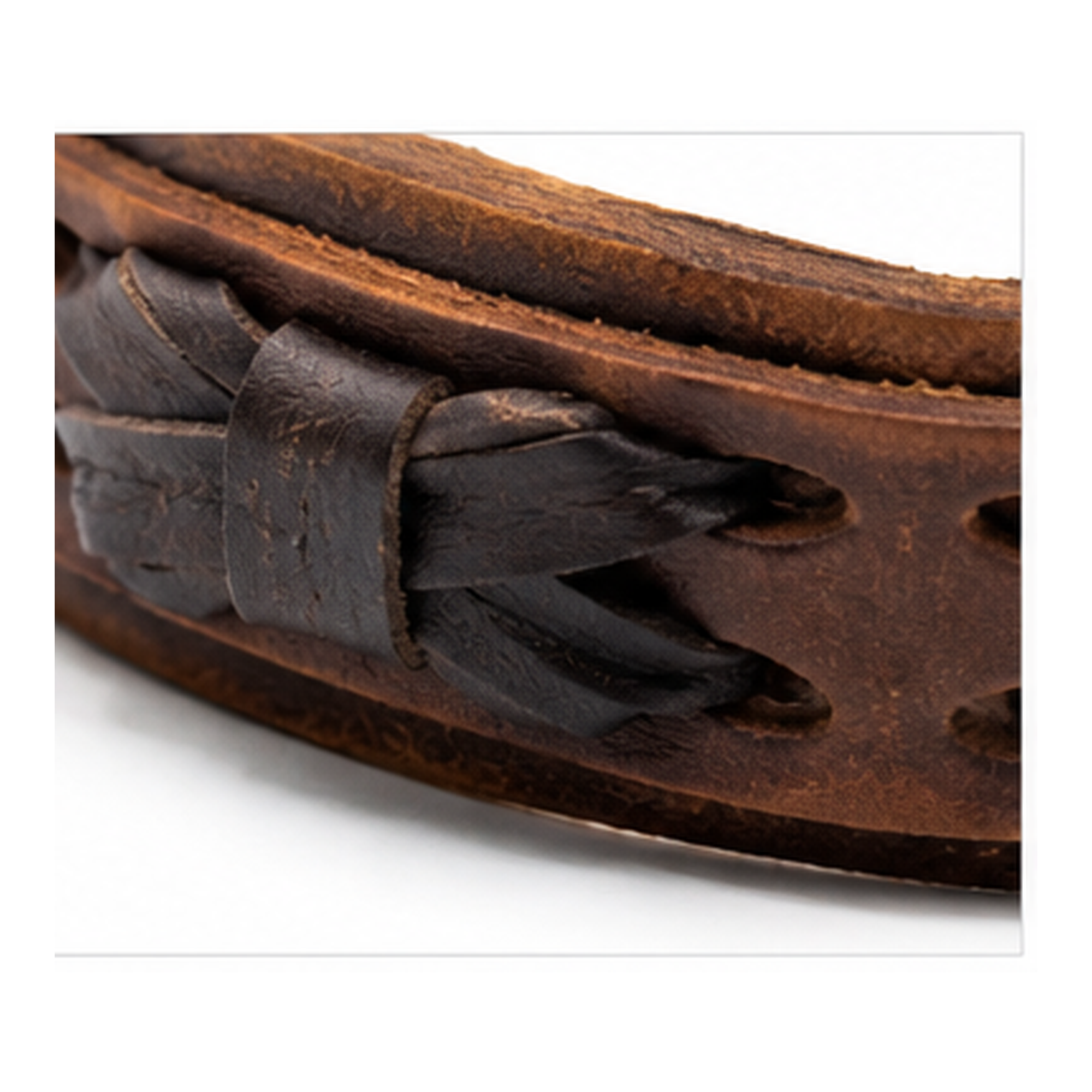 Handcrafted Vintage Braided Leather Bracelet for Men | Genuine Leather Wristband