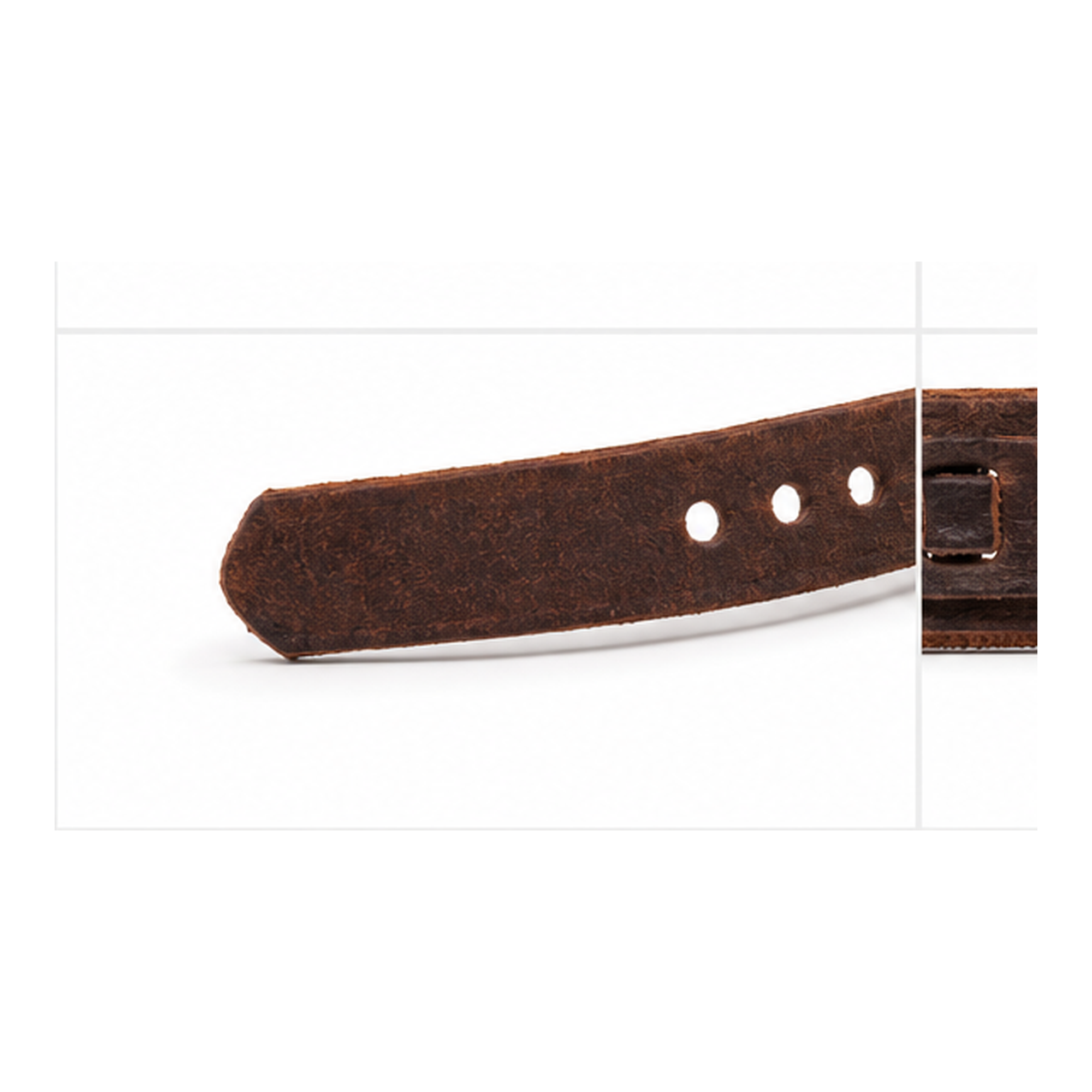 Rustic Brown Leather Bracelet for Men | Vintage Stud Handmade Leather Cuff