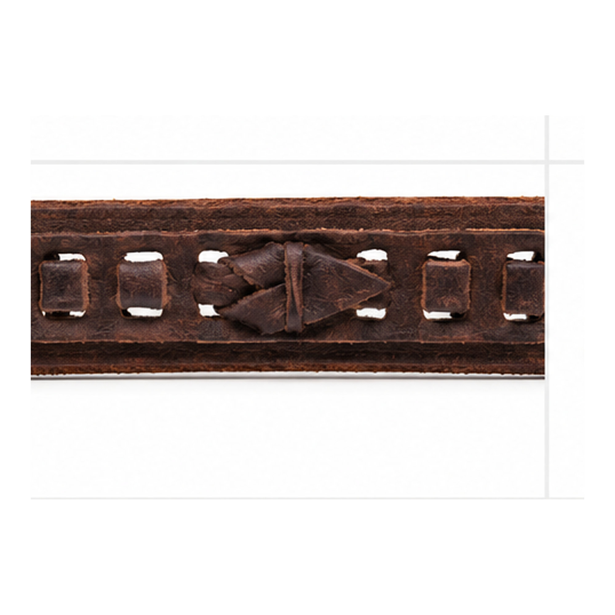 Rustic Brown Leather Bracelet for Men | Vintage Stud Handmade Leather Cuff