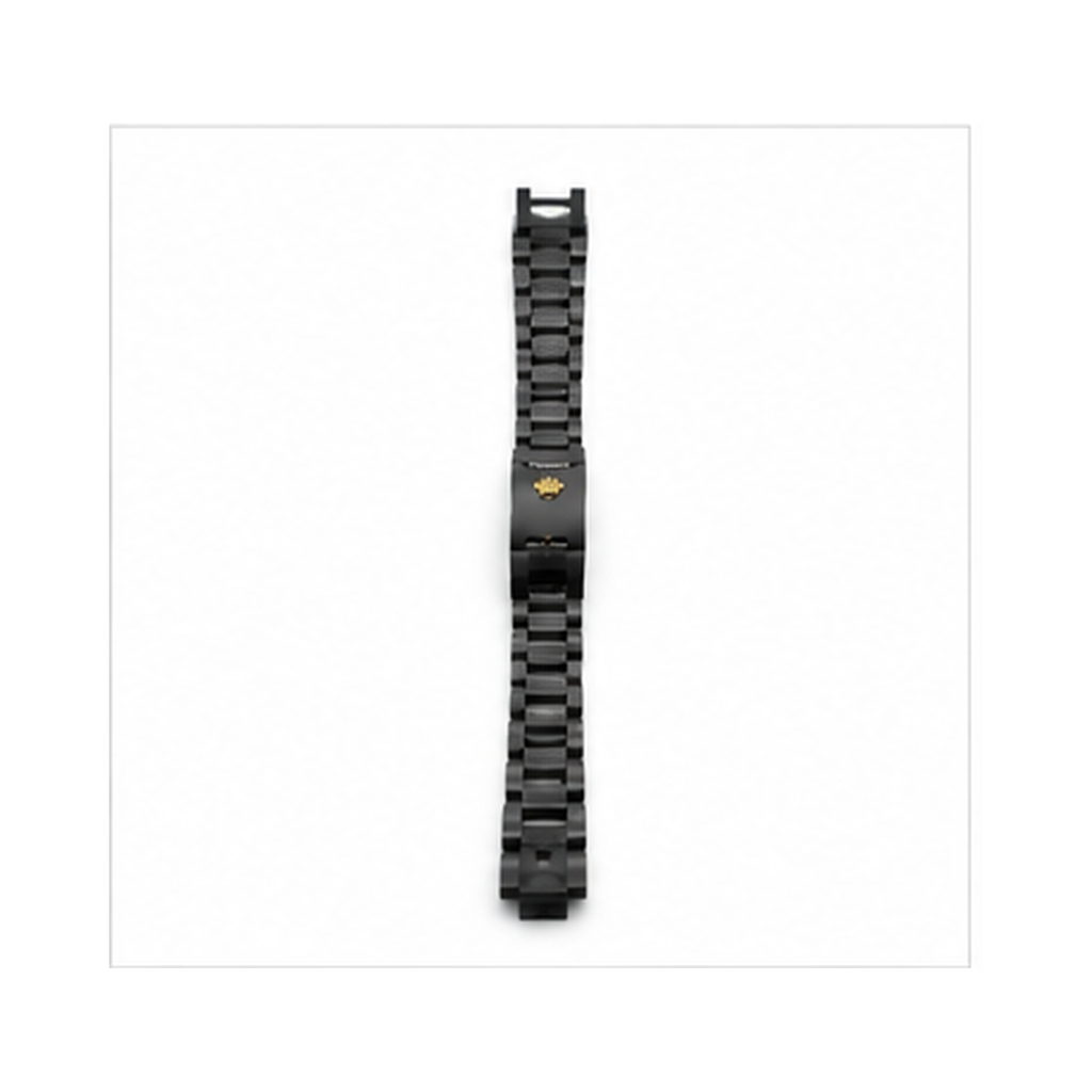 Luxury Black Stainless Steel Link Bracelet for Men