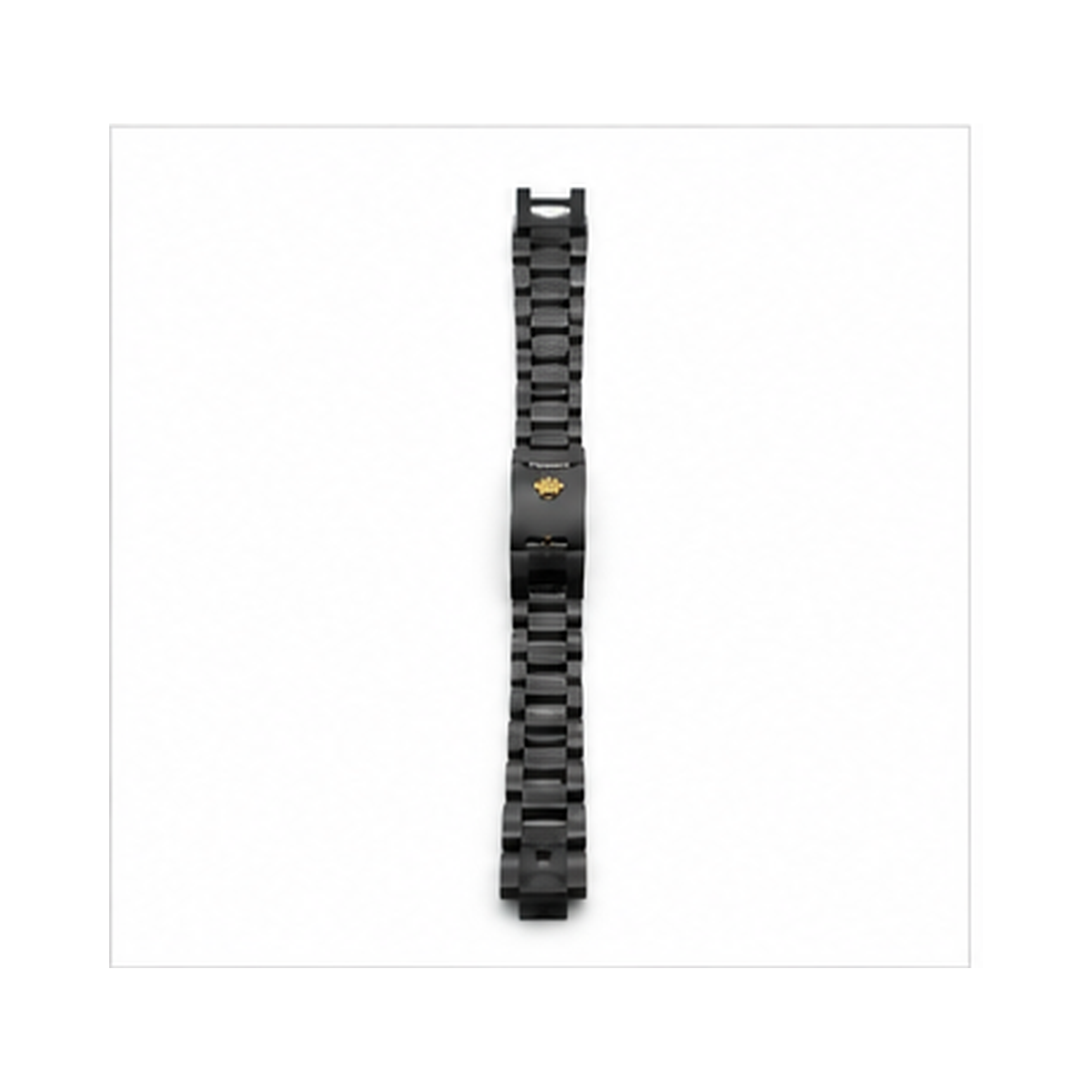 Luxury Black Stainless Steel Link Bracelet for Men