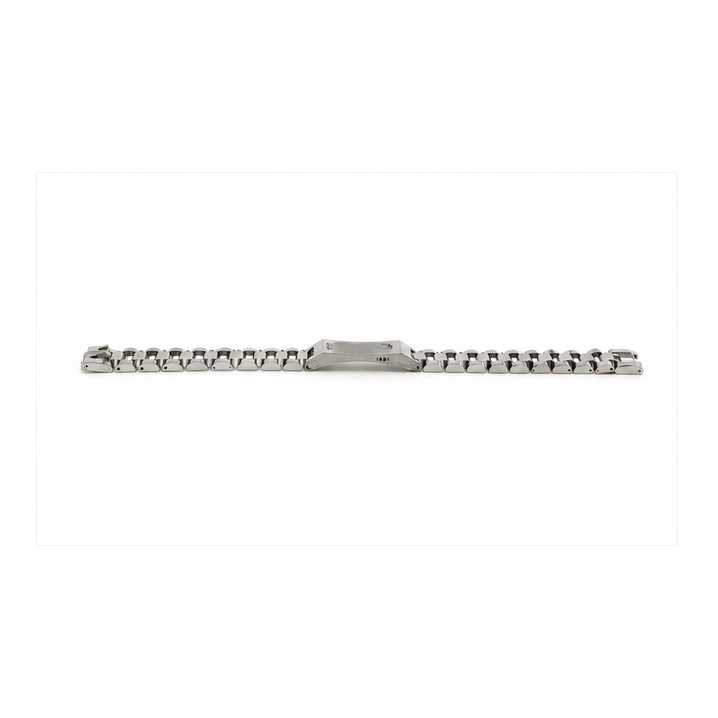 Classic Stainless Steel Link Bracelet for Men | Premium Silver Wristband