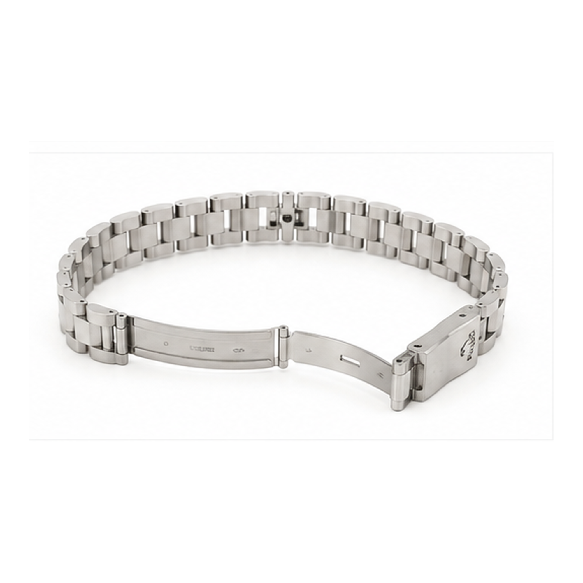 Classic Stainless Steel Link Bracelet for Men | Premium Silver Wristband