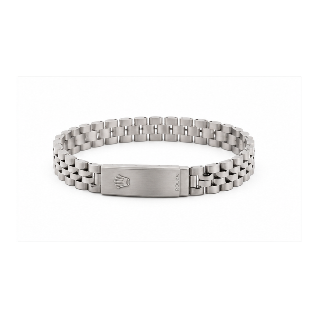 Premium Stainless Steel Link Bracelet for Men | Silver Chain Wristband