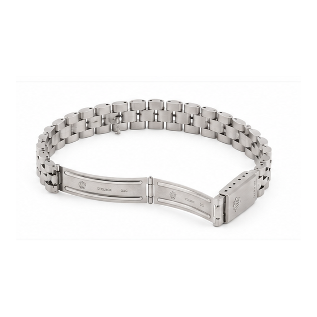 Premium Stainless Steel Link Bracelet for Men | Silver Chain Wristband